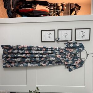 Baltic Born Blue Floral Maxi Dress